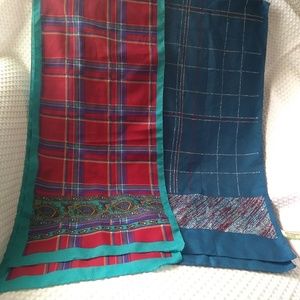 2 vintage scarves
